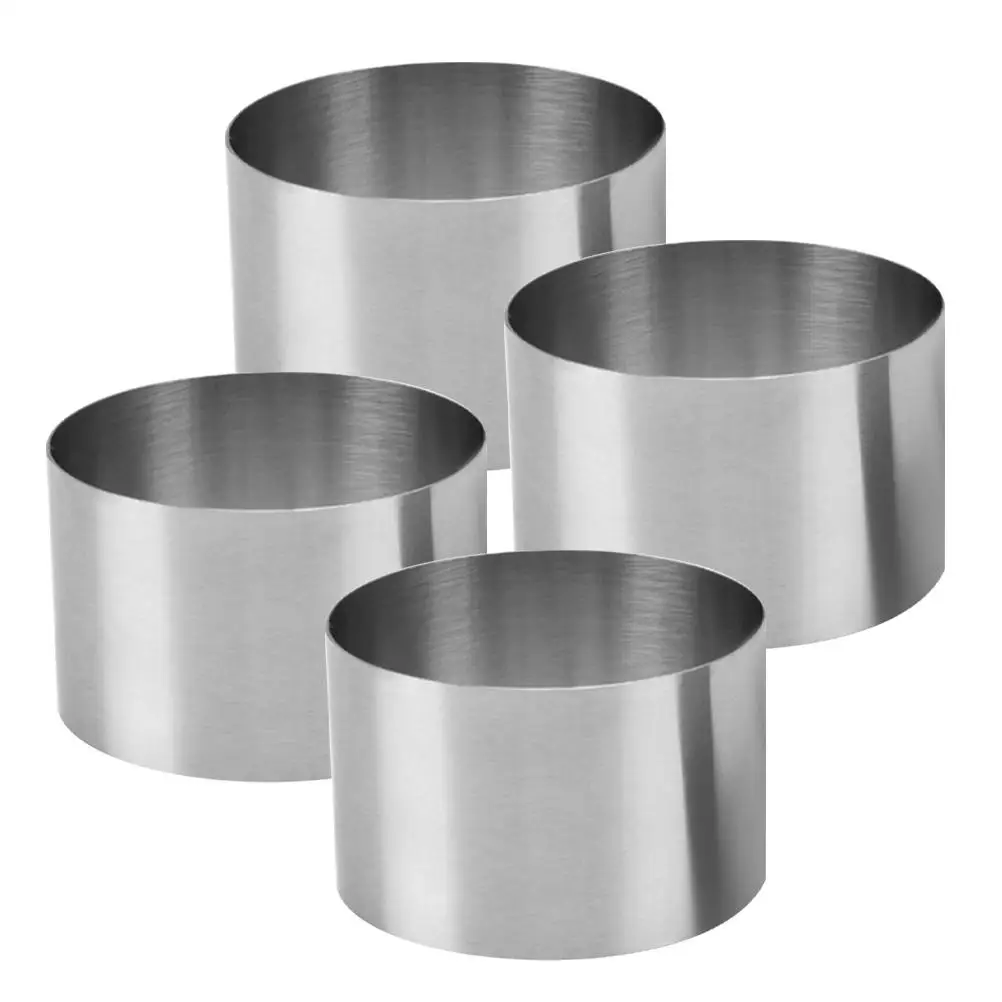 4Pcs Stainless Steel Mousse Mold Ring Cake Molds Biscuit Cutters Circle Baking Rings Donut Pastry Tools
4Pcs Stainless Steel Mousse Mold Ring Cake Molds Biscuit Cutters Circle Baking Rings Donut Pastry Tools