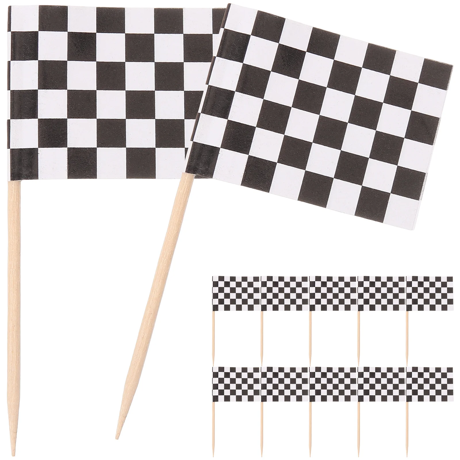 100pcs Black White Checkered Flag Toothpicks Racing Theme Cocktail Fruit Picks Appetizer Sticks Bar KTV Clubs
100pcs Black White Checkered Flag Toothpicks Racing Theme Cocktail Fruit Picks Appetizer Sticks Bar KTV Clubs