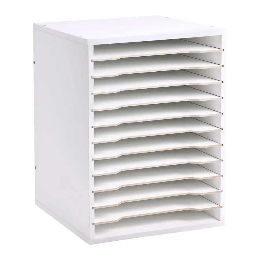 12 Slot 8.5 x 11 Paper Organizer Storage, Wood Adjustable Shelves Paper Storage Shelf Holder for Scrapbooks, Cardstock, Construc
12 Slot 8.5 x 11 Paper Organizer Storage, Wood Adjustable Shelves Paper Storage Shelf Holder for Scrapbooks, Cardstock, Construc