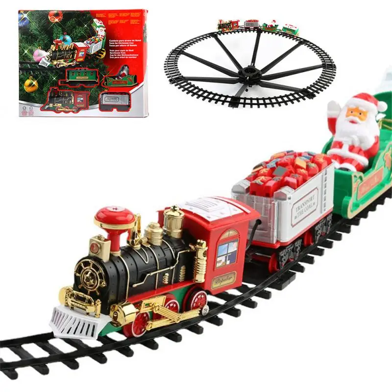 Electric Christmas Train Toys Railway Cars Racing Tracks With Music Santa Claus Christmas Tree Decoration Train Model Toys Gifts
Electric Christmas Train Toys Railway Cars Racing Tracks With Music Santa Claus Christmas Tree Decoration Train Model Toys Gifts
