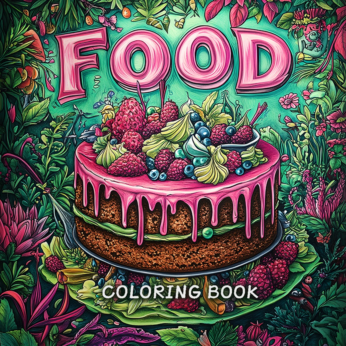 1pc Food Style Art Coloring Book 24 Page Adult Picture Books Gift For Birthday Party Relieve Stress Kill Time Graffiti Painting
1pc Food Style Art Coloring Book 24 Page Adult Picture Books Gift For Birthday Party Relieve Stress Kill Time Graffiti Painting