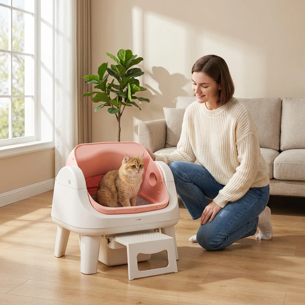 Autoscooper 12 Lite Smart Automatic Plastic Cat Litter Box 8L Auto/Manual Mode Eco-Friendly Easy Clean Odor Control All Cat
Autoscooper 12 Lite Smart Automatic Plastic Cat Litter Box 8L Auto/Manual Mode Eco-Friendly Easy Clean Odor Control All Cat