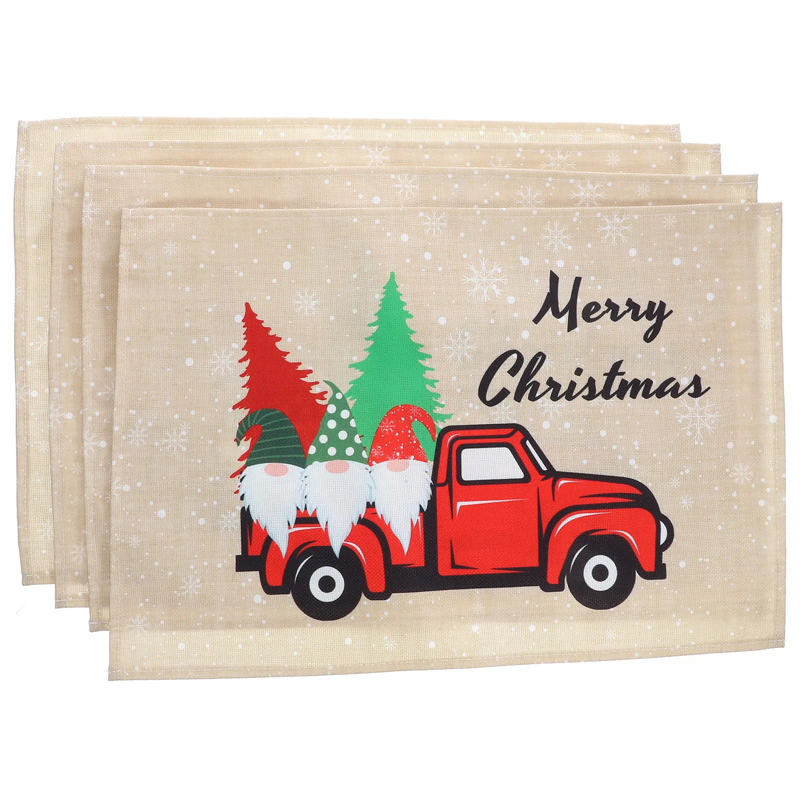 4Pcs Christmas Theme Placemats Decorative Heat Resistant Table Mats Xmas Party Table Setting Home Decor Creative Placemats
4Pcs Christmas Theme Placemats Decorative Heat Resistant Table Mats Xmas Party Table Setting Home Decor Creative Placemats