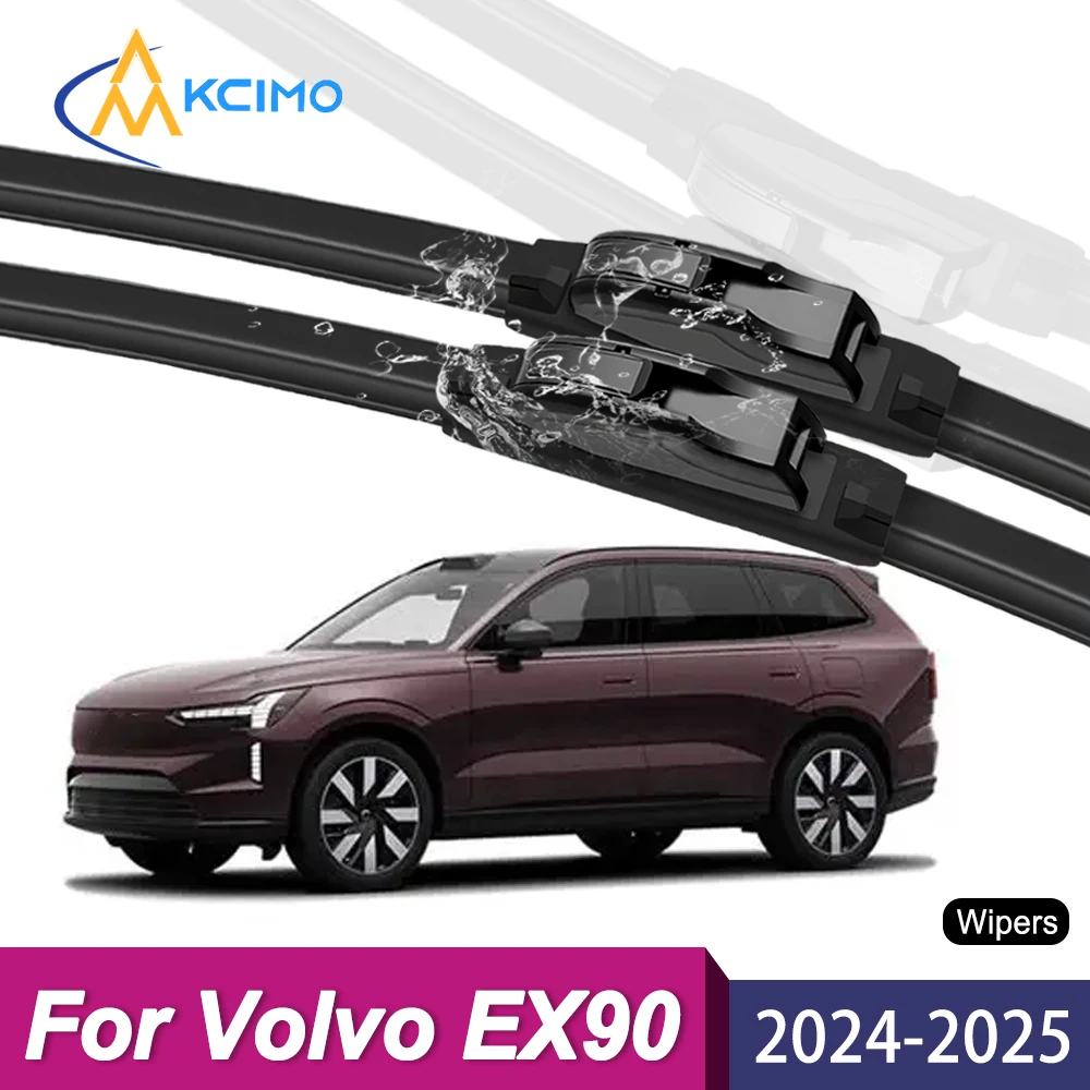 2Pcs Silent Smooth Rubber Wiper Set For Volvo EX90 2024-2025 Perfect Replacement Wiper Kit
2Pcs Silent Smooth Rubber Wiper Set For Volvo EX90 2024-2025 Perfect Replacement Wiper Kit