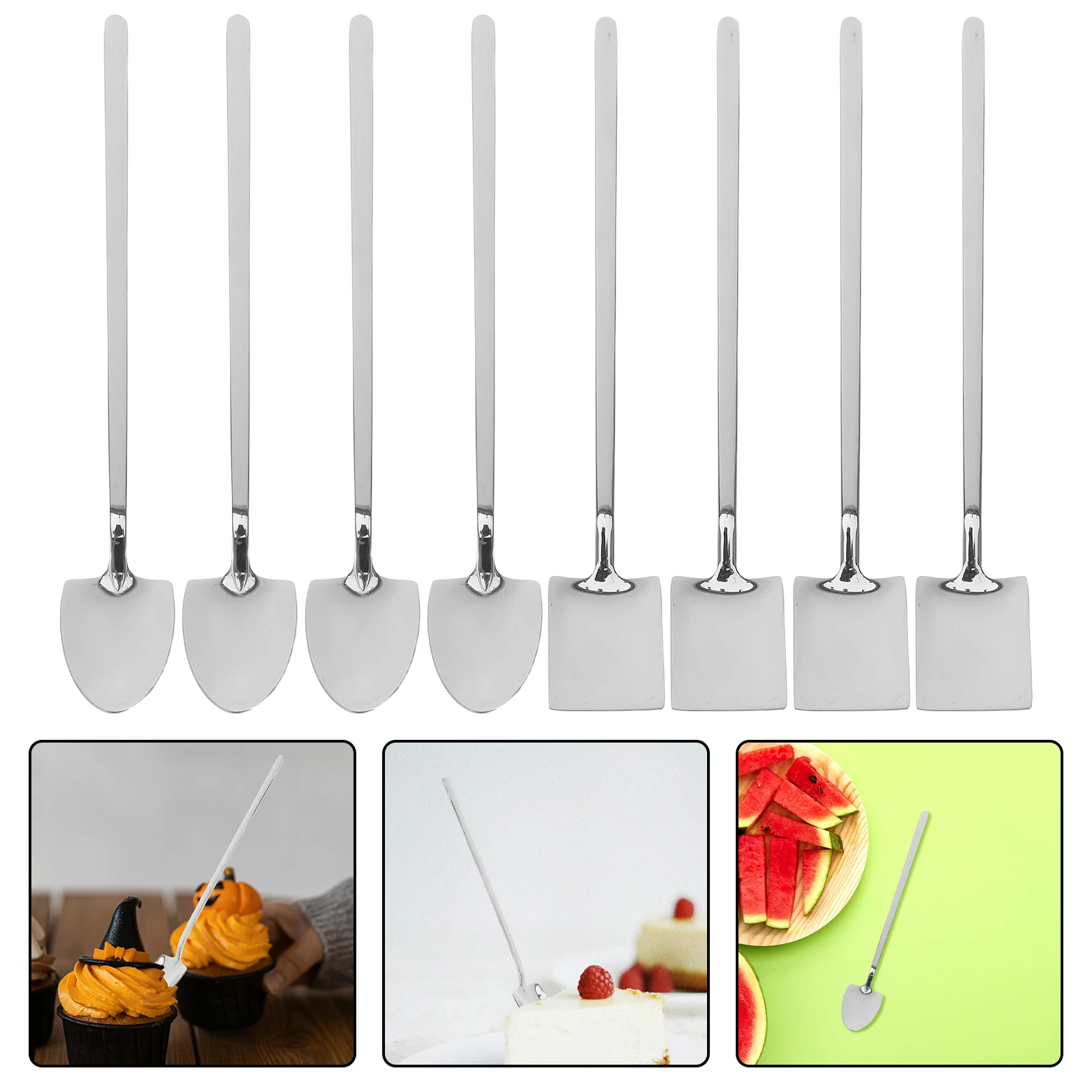 10 Pcs Creative Shovel Spoon Dessert Coffee Ice Cream Spoons Scoop Stainless Steel
10 Pcs Creative Shovel Spoon Dessert Coffee Ice Cream Spoons Scoop Stainless Steel