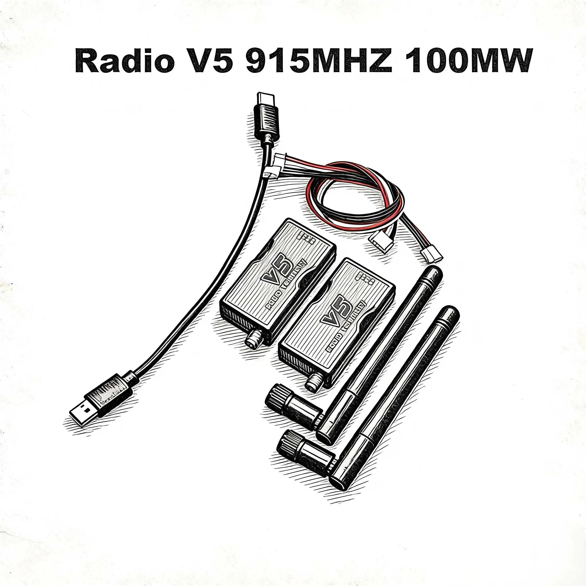 3DR Radio V5 Телеметрический модуль 433 МГц 915 МГц 100 мВт/500 мВт для передачи данных с воздуха и наземного оборудования с кабелями OTG для APM2.8/PIXHAWK 2.4.8
3DR Radio V5 Телеметрический модуль 433 МГц 915 МГц 100 мВт/500 мВт для передачи данных с воздуха и наземного оборудования с кабелями OTG для APM2.8/PIXHAWK 2.4.8