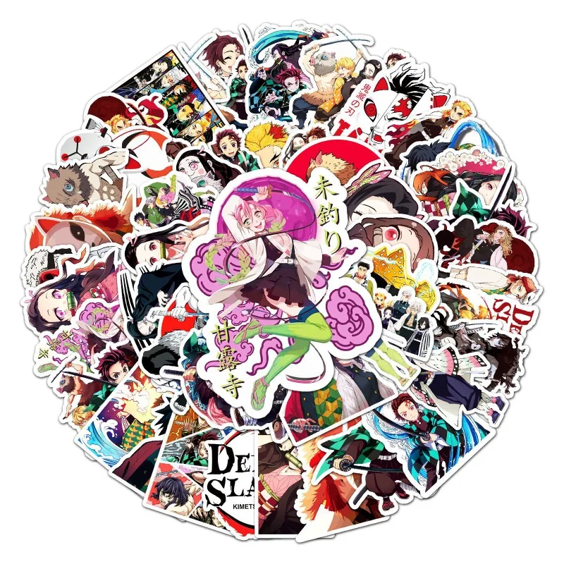 New Demon Slayers Stickers Cartoon Decals DIY Water Bottle Phone Notebook Kamado Tanjirou Cool Graffiti Sticker
New Demon Slayers Stickers Cartoon Decals DIY Water Bottle Phone Notebook Kamado Tanjirou Cool Graffiti Sticker