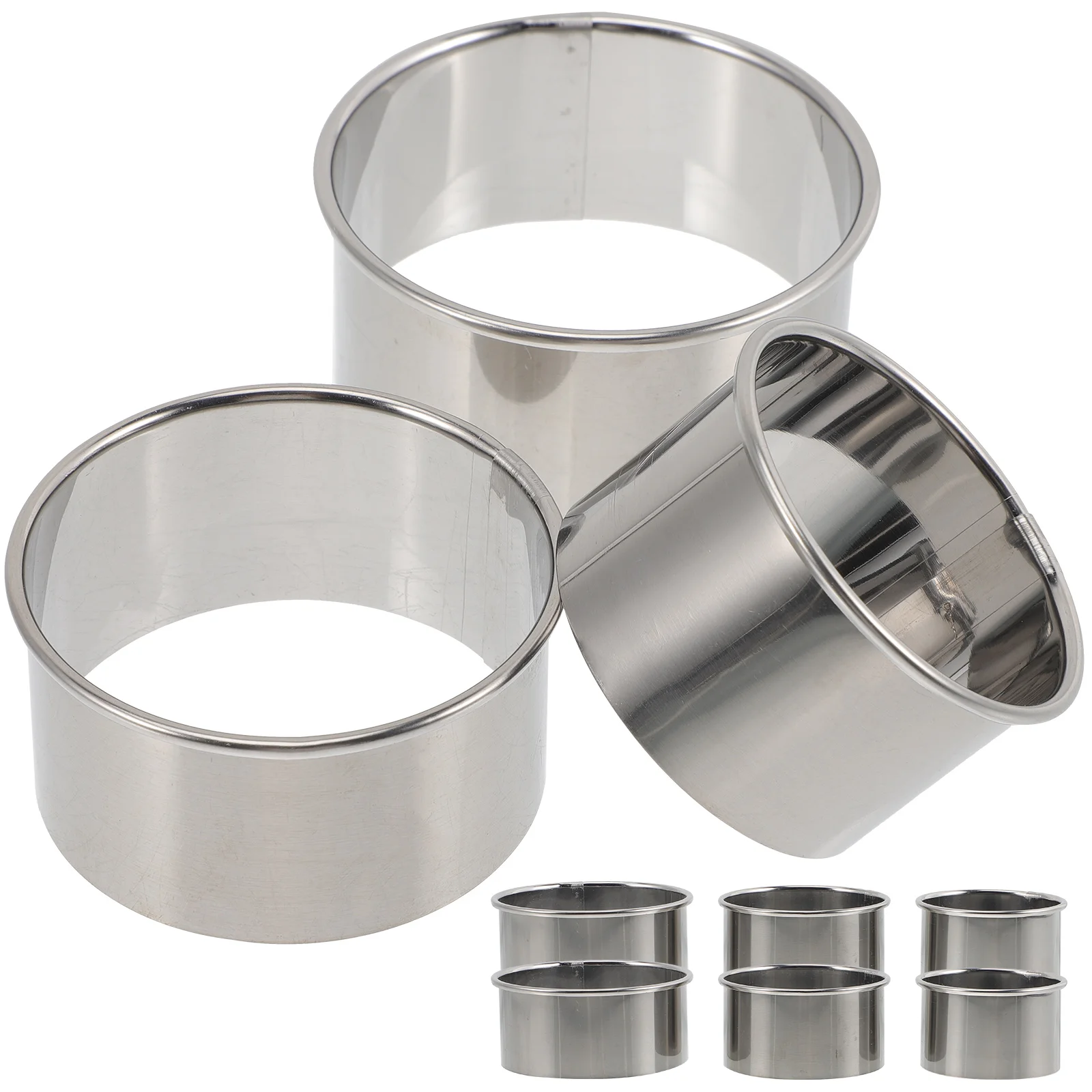 9pcs Dumpling Wrapper Skin Maker Mold Stainless Steel Kitchen Tool Portable Biscuit Round Shape Cookie Mold Household
9pcs Dumpling Wrapper Skin Maker Mold Stainless Steel Kitchen Tool Portable Biscuit Round Shape Cookie Mold Household