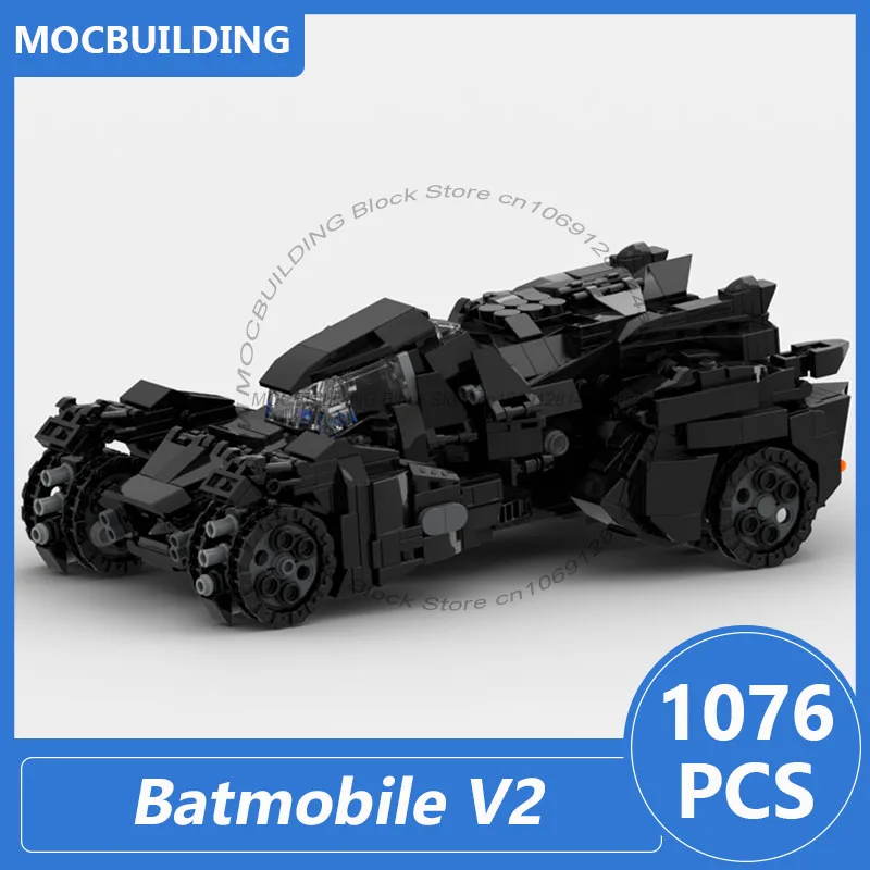 Batmobile V2 Model Moc Building Blocks Diy Assemble Bricks Educational Creative Famous Collection Display Toys Gifts 1076PCS
Batmobile V2 Model Moc Building Blocks Diy Assemble Bricks Educational Creative Famous Collection Display Toys Gifts 1076PCS