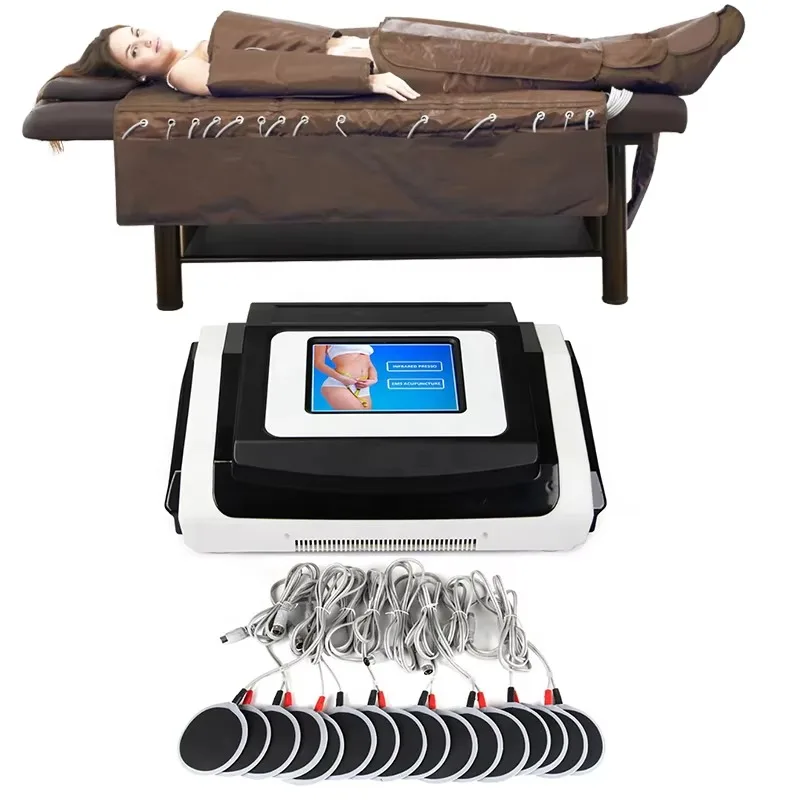 3 in 1 Pressotherapie Lymphatic Drainage Machine Far Infrared Pressotherapy EMS Suit Machine
3 in 1 Pressotherapie Lymphatic Drainage Machine Far Infrared Pressotherapy EMS Suit Machine