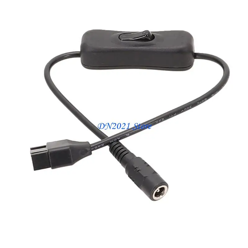 F3KE DC5.5x2.1mm to 4Pin Fan Power Adapter Cable for PC Case Power Supply
F3KE DC5.5x2.1mm to 4Pin Fan Power Adapter Cable for PC Case Power Supply