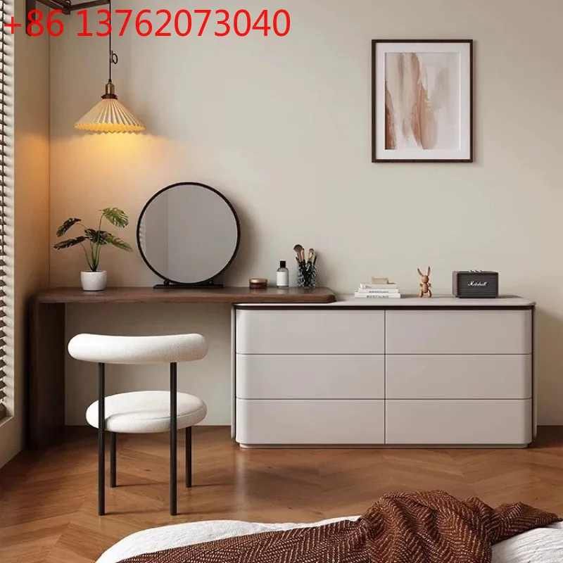 Шкаф для хранения комода из массива дерева, встроенный кремовый, простой и выдвижной для спальни
Шкаф для хранения комода из массива дерева, встроенный кремовый, простой и выдвижной для спальни