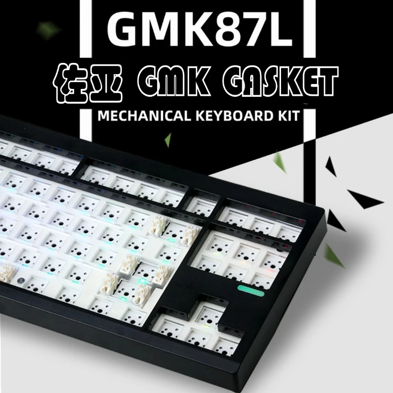 ZUOYA/GMK87-L Комплект механической клавиатуры с экраном дисплея, RGB-подсветка, прокладка, игровая клавиатура с возможностью горячей замены для VIA Custom
ZUOYA/GMK87-L Комплект механической клавиатуры с экраном дисплея, RGB-подсветка, прокладка, игровая клавиатура с возможностью горячей замены для VIA Custom