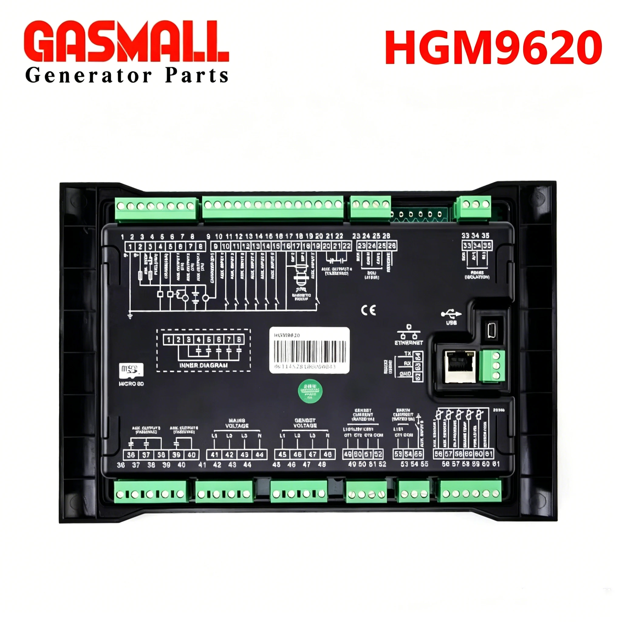 Original SmartGen HGM9620 AMF Controller Diesel Generator Remote Control Panel Module
Original SmartGen HGM9620 AMF Controller Diesel Generator Remote Control Panel Module