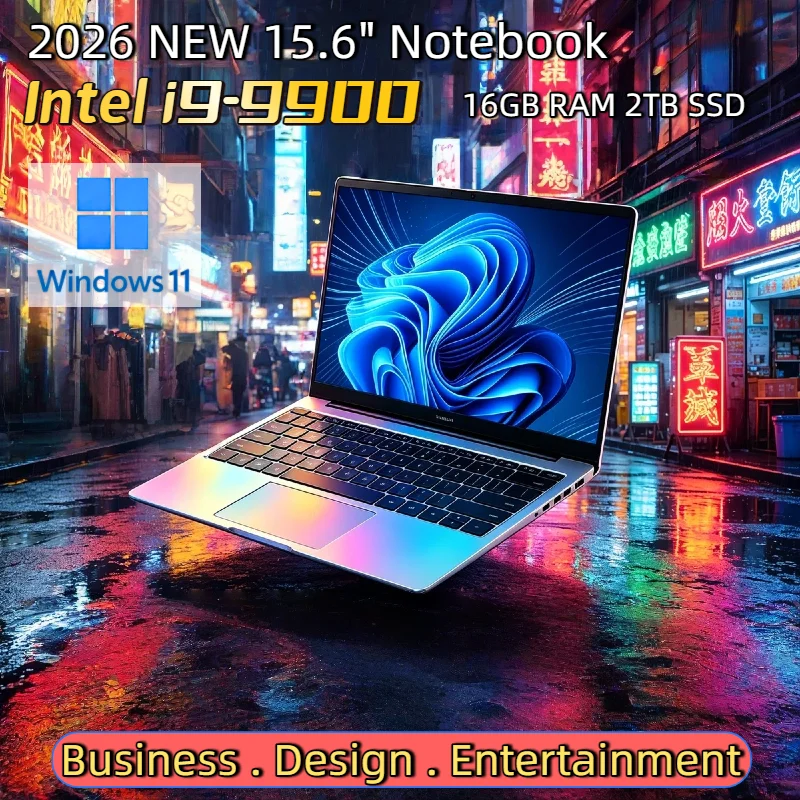 15.6 Inch Ultra Slim Windows 11 Laptop Computer 32GB RAM 512GB 1TB SSD Intel i9 9900 Notebook Gamer 1920x1080 Office PC Max Pro
15.6 Inch Ultra Slim Windows 11 Laptop Computer 32GB RAM 512GB 1TB SSD Intel i9 9900 Notebook Gamer 1920x1080 Office PC Max Pro