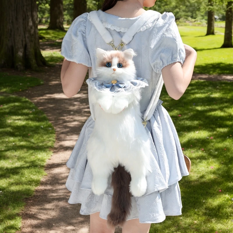 New Simulated Puppet Cat Doll Backpack Cartoon Cute Doll Plush Backpack Fashion Gift For Women Kids Anniversary Birthday Gift
New Simulated Puppet Cat Doll Backpack Cartoon Cute Doll Plush Backpack Fashion Gift For Women Kids Anniversary Birthday Gift