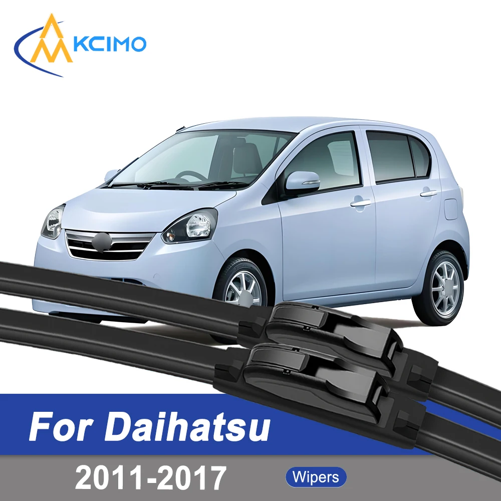 Premium Rubber Durable Silent Windshield Wiper Blades 2pcs for Daihatsu Mira e:S LA300 2011-2017 Front Wiper Blades Set
Premium Rubber Durable Silent Windshield Wiper Blades 2pcs for Daihatsu Mira e:S LA300 2011-2017 Front Wiper Blades Set