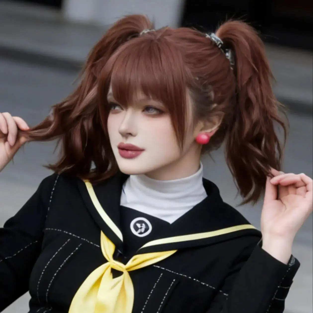 Game Kujikawa Rise Cosplay Wig 45cm Brown red short hair Synthetic Wig+Wig cap Party Halloween Wig
Game Kujikawa Rise Cosplay Wig 45cm Brown red short hair Synthetic Wig+Wig cap Party Halloween Wig