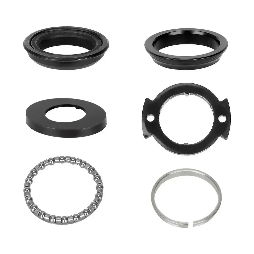 Steering Bearing Set Front Fork Bowl Set Aluminum Alloy + Plastic Cycling Parts E-scooter Accessories Brand New
Steering Bearing Set Front Fork Bowl Set Aluminum Alloy + Plastic Cycling Parts E-scooter Accessories Brand New