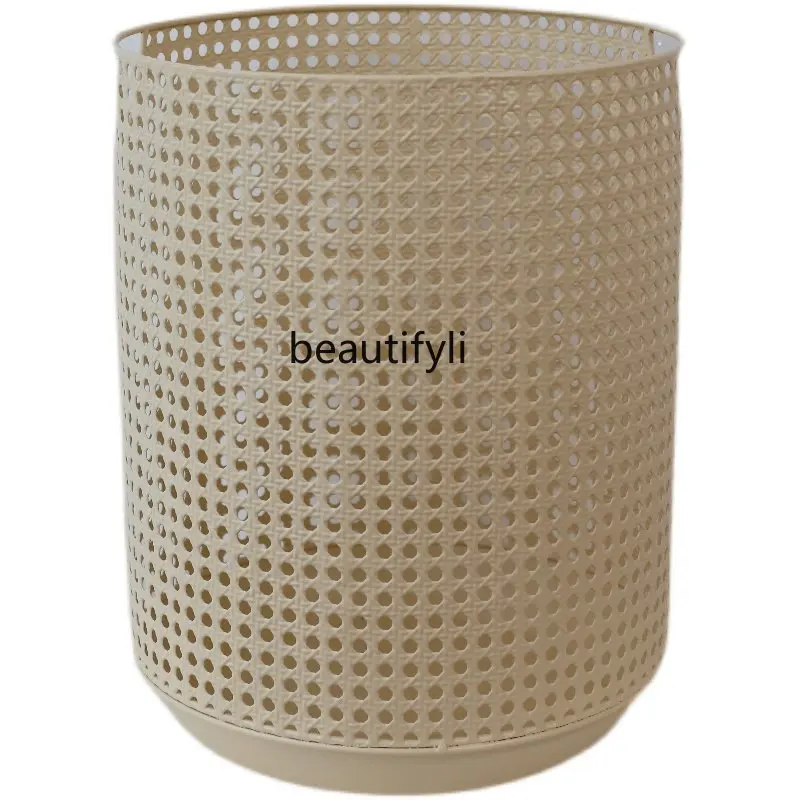 Simple Storage Basket Laundry Basket Painting and Calligraphy Bucket B & B Modern Living Room Metal Rattan-like
Simple Storage Basket Laundry Basket Painting and Calligraphy Bucket B & B Modern Living Room Metal Rattan-like