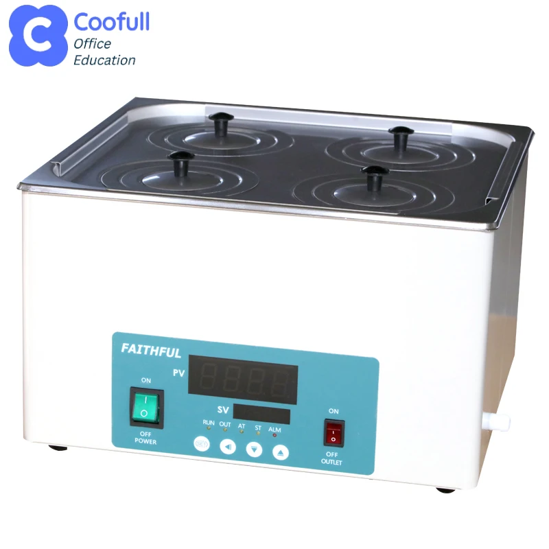 Промышленная цифровая термостатическая водяная баня Coofull DK-2000-IIIL (2 ряда, 4 отверстия) для растяжки материалов - внутренняя камера
Промышленная цифровая термостатическая водяная баня Coofull DK-2000-IIIL (2 ряда, 4 отверстия) для растяжки материалов - внутренняя камера