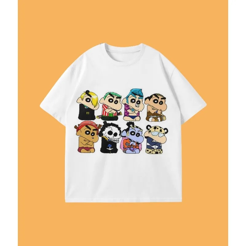 2025 Новый карандаш Шин Чан с 3D принтом, уличная удобная дышащая быстросохнущая повседневная свободная футболка с короткими рукавами
2025 Новый карандаш Шин Чан с 3D принтом, уличная удобная дышащая быстросохнущая повседневная свободная футболка с короткими рукавами