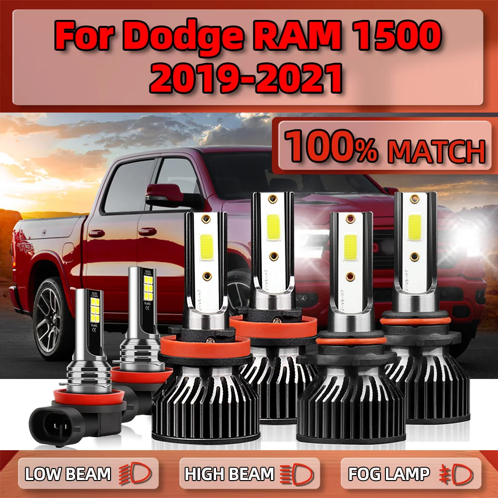 Canbus LED Headlight 360W 60000LM Car Headlamps Bulbs 12V 6000K White Turbo Fog Light For Dodge RAM 1500 2019 2020 2021
Canbus LED Headlight 360W 60000LM Car Headlamps Bulbs 12V 6000K White Turbo Fog Light For Dodge RAM 1500 2019 2020 2021