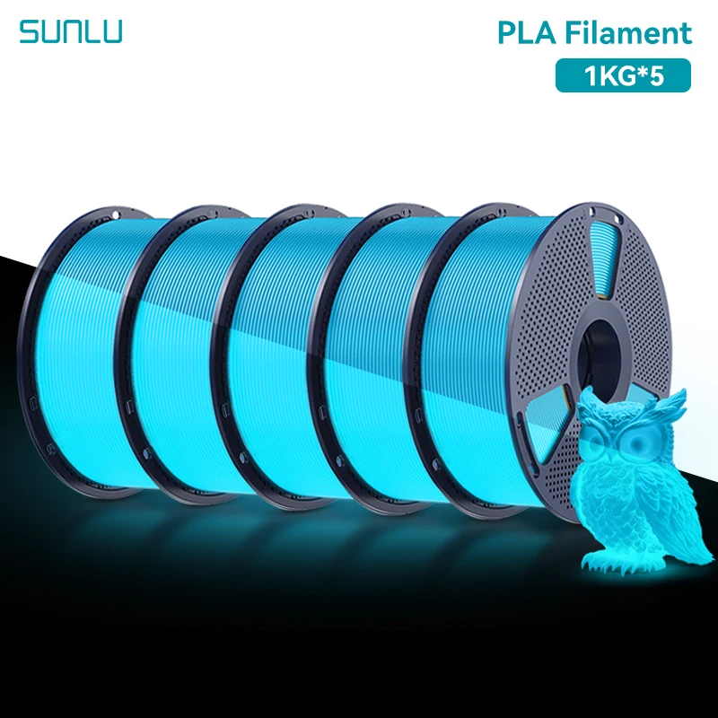 SUNLU 5 кг светящаяся в темноте PLA-нить аккуратно раневая светящаяся PLA-нить 1,75 мм 1 кг/рулонная нить подходит для большинства 3D-принтеров FDM
SUNLU 5 кг светящаяся в темноте PLA-нить аккуратно раневая светящаяся PLA-нить 1,75 мм 1 кг/рулонная нить подходит для большинства 3D-принтеров FDM
