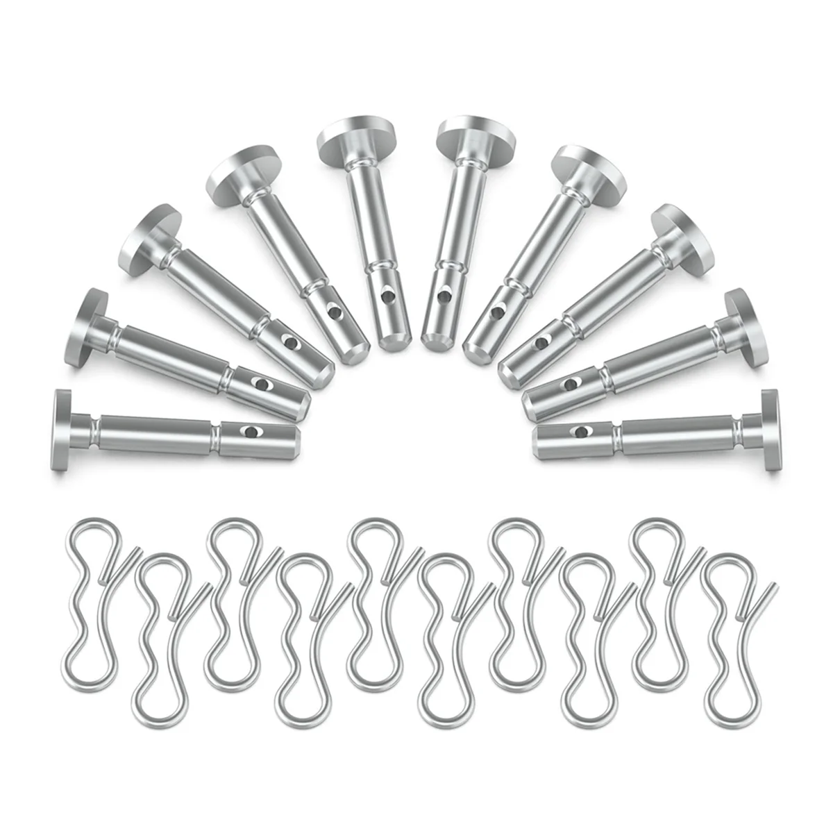Unique! 10 Set Snow Blower Shear Pins 738-04155 and Cotter Pins 714-04040 for Craftsman, Troy-Bilt, MTD, Yard-Man 900 Series
Unique! 10 Set Snow Blower Shear Pins 738-04155 and Cotter Pins 714-04040 for Craftsman, Troy-Bilt, MTD, Yard-Man 900 Series