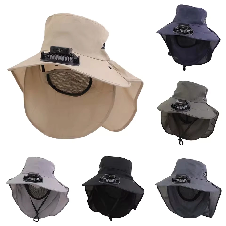 Summer Adult Solar Usb Charging Model Hat With Fan Fisherman Hat Outdoor Overhanging Hat 300 Mah Current Men'S Beach Hat
Summer Adult Solar Usb Charging Model Hat With Fan Fisherman Hat Outdoor Overhanging Hat 300 Mah Current Men'S Beach Hat