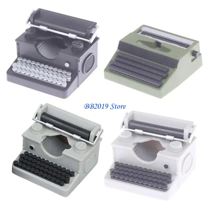Q0KB Collectible Miniature Vintage Typewriter Desk Ornament Plastic For Dollhouses Displays And Creative Gifts
Q0KB Collectible Miniature Vintage Typewriter Desk Ornament Plastic For Dollhouses Displays And Creative Gifts