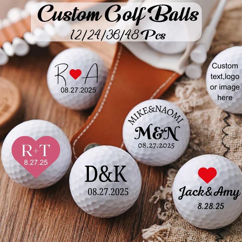 12-48Pcs Custom Golf Balls Bulk Personalized Golf Balls Wedding Favors For Guests Birthday Golf Themed Party Festival Gifts
12-48Pcs Custom Golf Balls Bulk Personalized Golf Balls Wedding Favors For Guests Birthday Golf Themed Party Festival Gifts