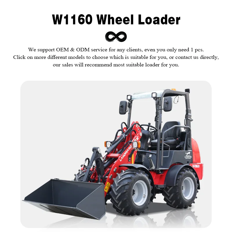 KUBOTA Diesel Engine Mini Front End Loader Agricultural Wheel Loader Tools All Terrain Small Electric Loader LANDWARD Customized
KUBOTA Diesel Engine Mini Front End Loader Agricultural Wheel Loader Tools All Terrain Small Electric Loader LANDWARD Customized