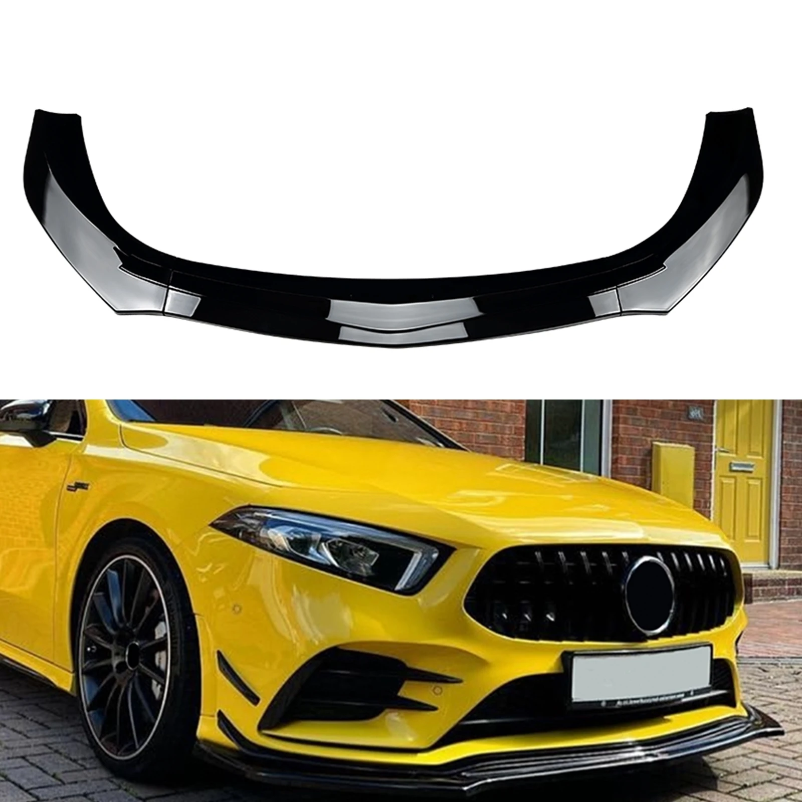 For Mercedes-Benz A-Class W177 A180 A200 A35 AMG 2019-2022 Front Bumper Spoiler Lip Gloss Black/Carbon Fiber Look Lower Splitter
For Mercedes-Benz A-Class W177 A180 A200 A35 AMG 2019-2022 Front Bumper Spoiler Lip Gloss Black/Carbon Fiber Look Lower Splitter