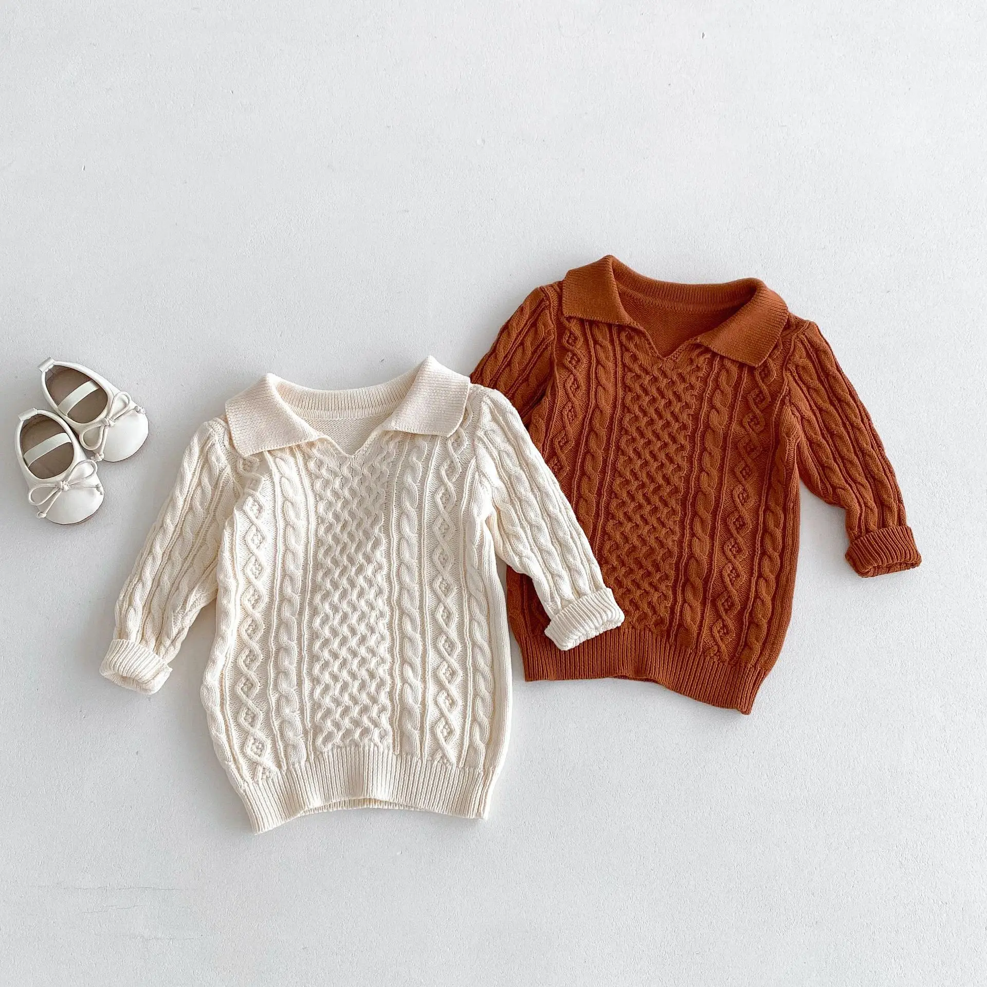 2024 Autumn New Girls Long Sleeve Princess Knitted Dress Cotton Children Casual Dress Toddler Girls Sweater Dress Kids Clothes
2024 Autumn New Girls Long Sleeve Princess Knitted Dress Cotton Children Casual Dress Toddler Girls Sweater Dress Kids Clothes