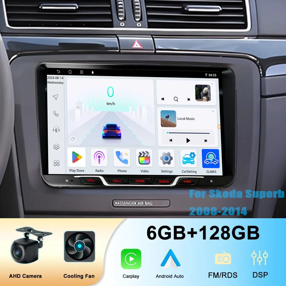 9"6-128GB Car Stereo For For Skoda Superb 2008-2014 Wireless CarPlay Android Auto Car Radio with Rear Camera GPS FM
9"6-128GB Car Stereo For For Skoda Superb 2008-2014 Wireless CarPlay Android Auto Car Radio with Rear Camera GPS FM