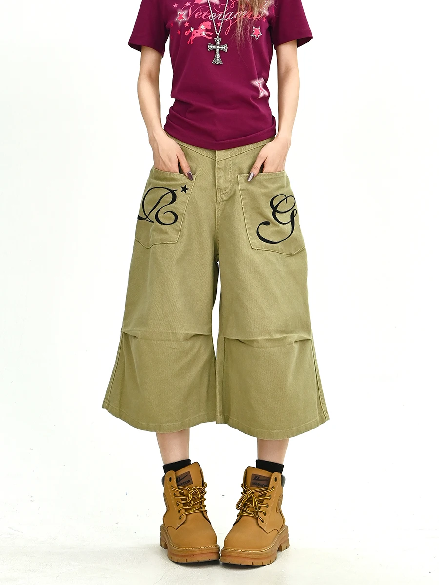 Женские широкие брюки Lazy Letter Workwear, свободного кроя, в американском ретро-стиле, универсальные, длиной 7/8, повседневные
Женские широкие брюки Lazy Letter Workwear, свободного кроя, в американском ретро-стиле, универсальные, длиной 7/8, повседневные
