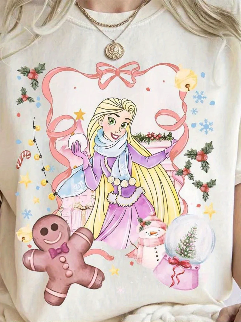 Ladies Princess Rapunzel T-shirt - Christmas Party Top, Official Mickey Very Merry Christmas Party 2025 Fashion T-shirt
Ladies Princess Rapunzel T-shirt - Christmas Party Top, Official Mickey Very Merry Christmas Party 2025 Fashion T-shirt