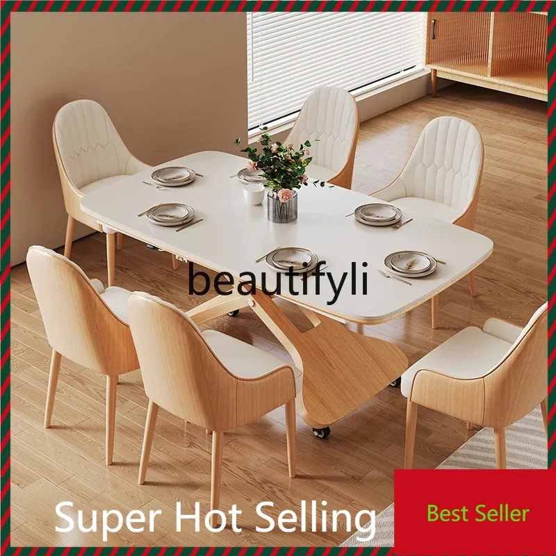 G1218 Log cream wind rock slab lifting coffee table dining table dual-purpose small apartment movable, modern and simple
G1218 Log cream wind rock slab lifting coffee table dining table dual-purpose small apartment movable, modern and simple