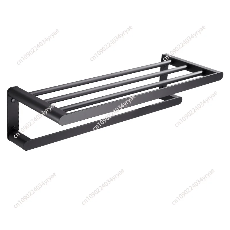 Black Space Aluminum Towel Rack Toilet Towel Rack Towel Bar Bathroom Bathroom Pendant Shelf Punched
Black Space Aluminum Towel Rack Toilet Towel Rack Towel Bar Bathroom Bathroom Pendant Shelf Punched