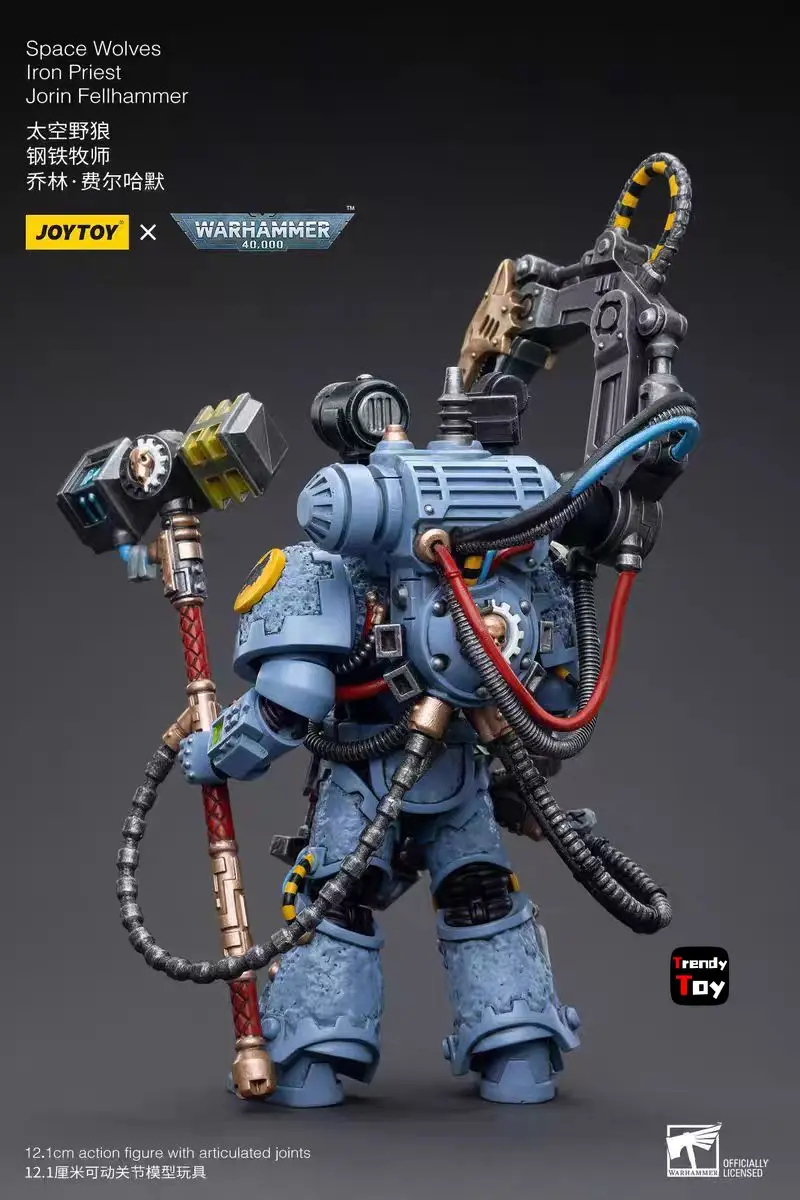 【JOYTOY】Warhammer 40K Space Wolves Lron PriestJorin Fellhammer 1/18 Action Figure Toys
【JOYTOY】Warhammer 40K Space Wolves Lron PriestJorin Fellhammer 1/18 Action Figure Toys