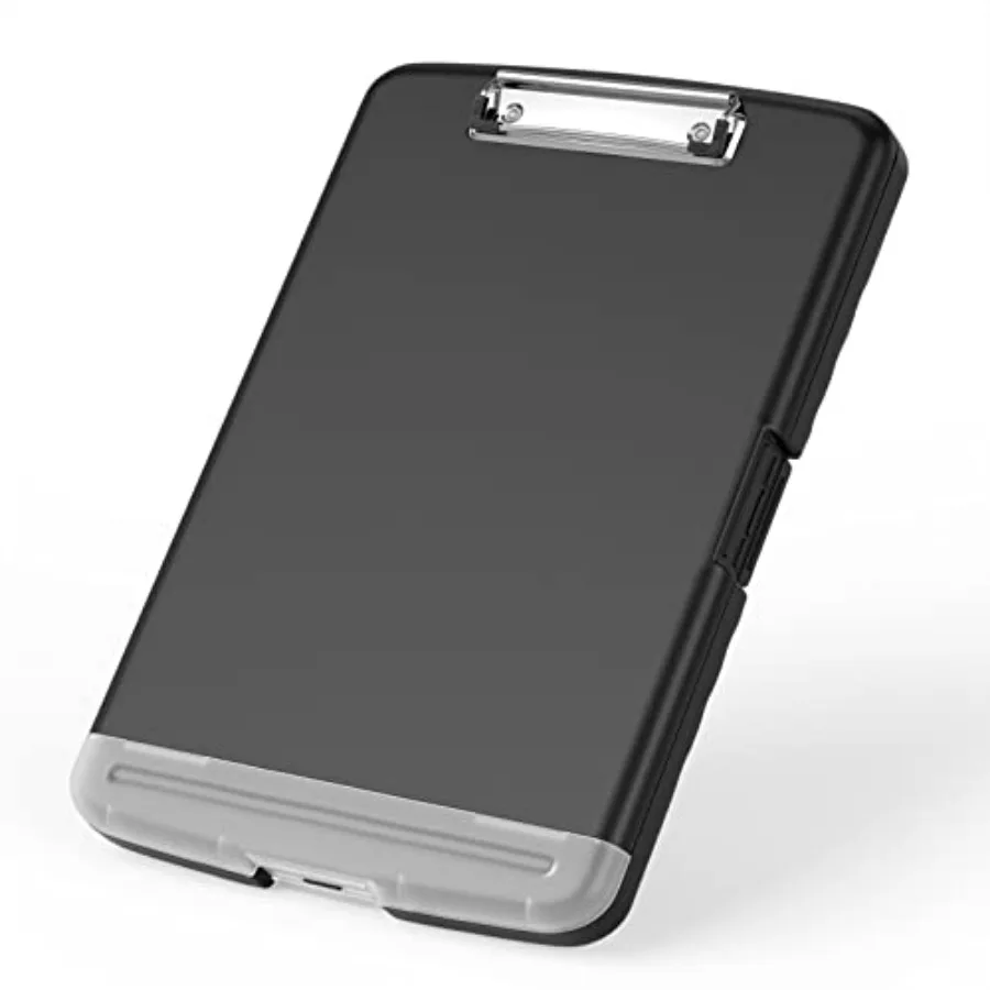 Clipboard with Storage, 8.5 x 11'' High Capacity Clip Board, Smooth Writing, Side-Opening Plastic Folder with Pen Holder, Size
Clipboard with Storage, 8.5 x 11'' High Capacity Clip Board, Smooth Writing, Side-Opening Plastic Folder with Pen Holder, Size