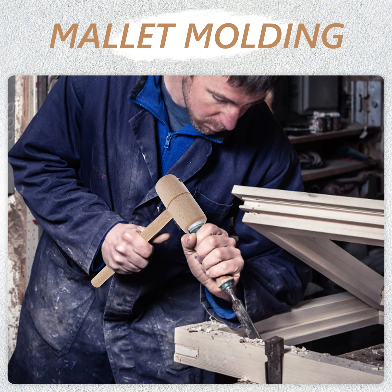 Beechwood Hammer Small Mallet Round Head Woodworking Cobbler Tools Hardware Assembly Carving Craft Durability Precision
Beechwood Hammer Small Mallet Round Head Woodworking Cobbler Tools Hardware Assembly Carving Craft Durability Precision