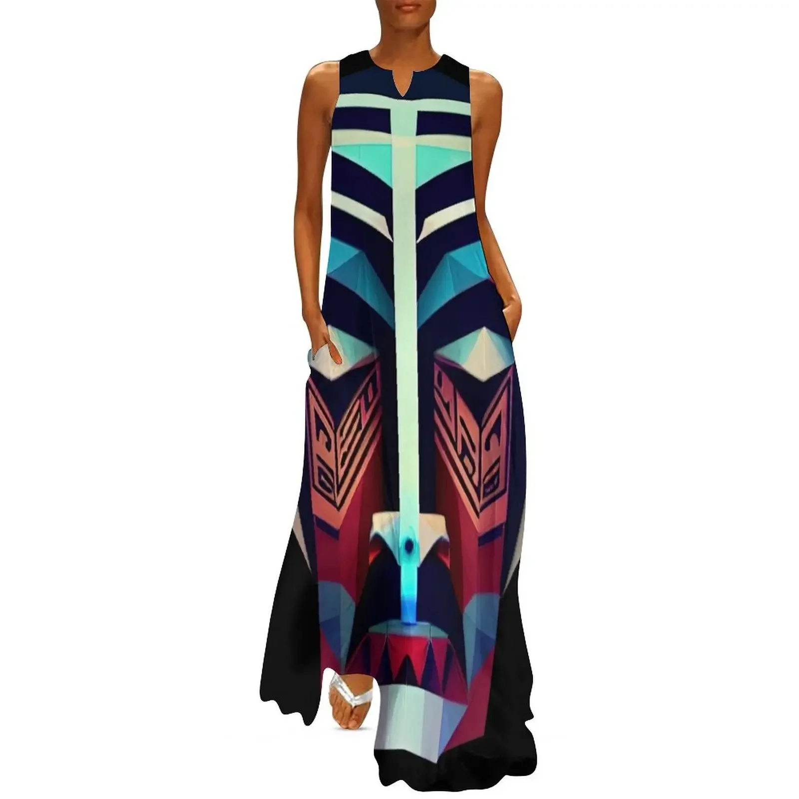 Maori Face Art Deco Long Dress birthday dress dress women elegant luxury elegant evening dresses for women 2025
Maori Face Art Deco Long Dress birthday dress dress women elegant luxury elegant evening dresses for women 2025