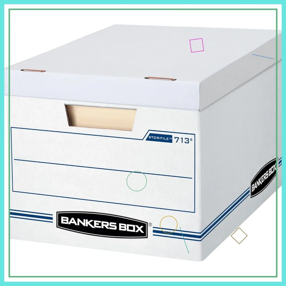 30-Pack Basic Duty File Storage Boxes with Lids, Letter/Legal Size for Office Organization
30-Pack Basic Duty File Storage Boxes with Lids, Letter/Legal Size for Office Organization