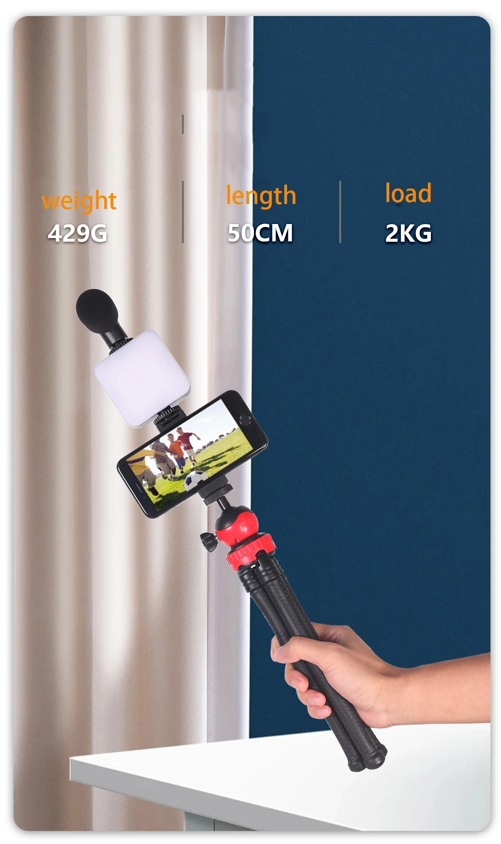 New design Live streaming equipment Handheld camera lamp live streaming microphone tripod set Youtuber Kit for Selfies,
New design Live streaming equipment Handheld camera lamp live streaming microphone tripod set Youtuber Kit for Selfies,