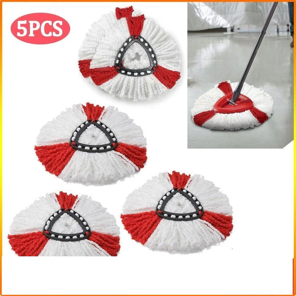 5x/Set Mop Head For Vileda Easy Wring Clean Turbo Microfibre Replacement Refill
5x/Set Mop Head For Vileda Easy Wring Clean Turbo Microfibre Replacement Refill