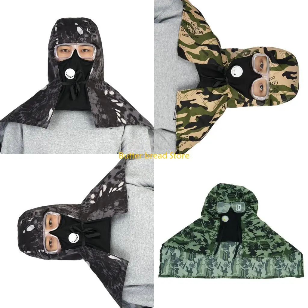 W89C Multifunctional Protective Hood Sun Sand Dust Resistant Breathable Face Cover With Goggles For Outdoor Work
W89C Multifunctional Protective Hood Sun Sand Dust Resistant Breathable Face Cover With Goggles For Outdoor Work