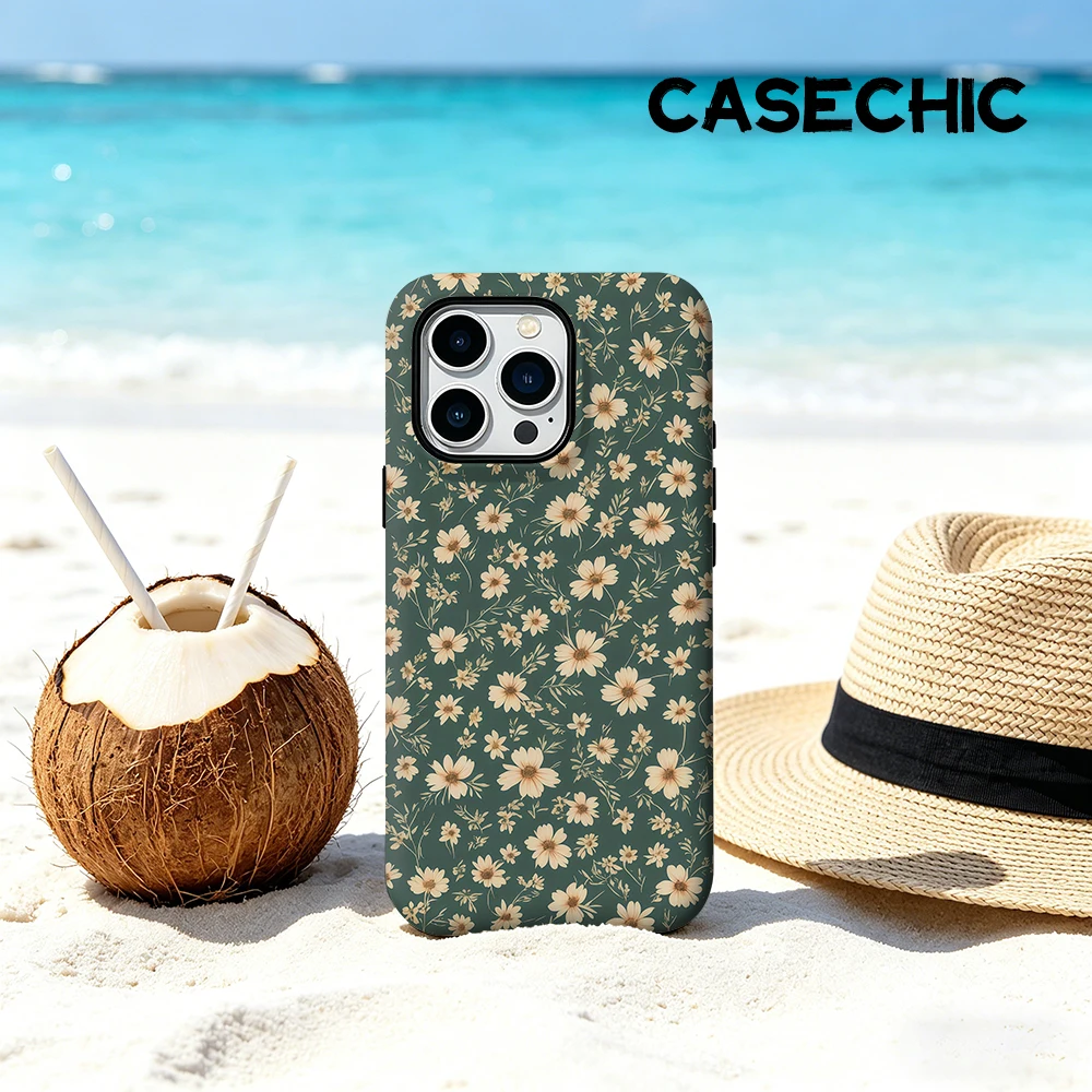CaseChic case Matte Bumper For Magsafe Case For iPhone 17 16 15 14 Plus Pro Max Shockproof Hard PC Small green flower Cover
CaseChic case Matte Bumper For Magsafe Case For iPhone 17 16 15 14 Plus Pro Max Shockproof Hard PC Small green flower Cover