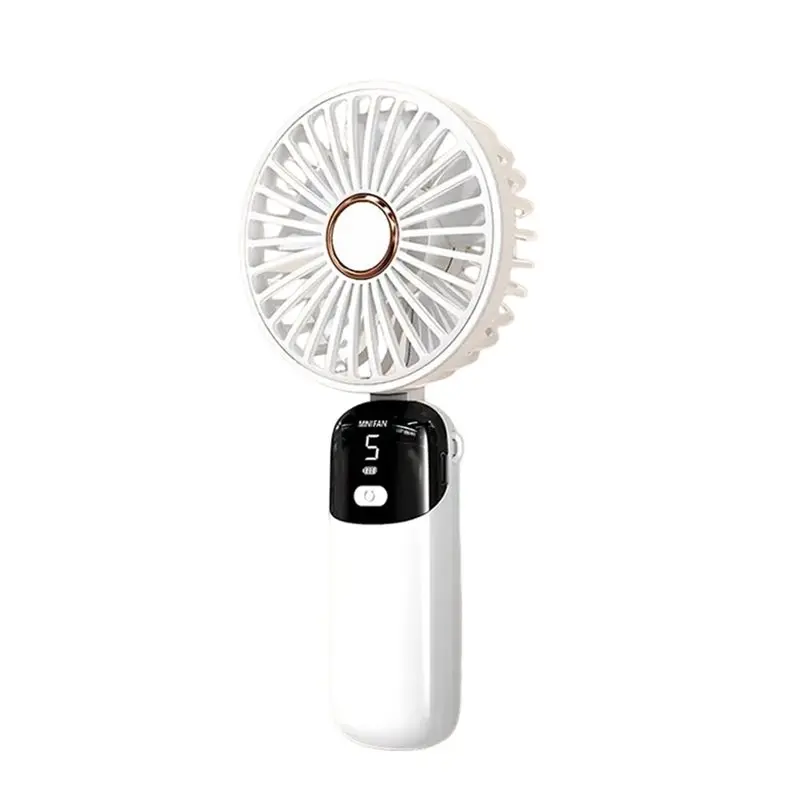 ABWM-USB Rechargeable Handheld Mini Fan Foldable Neck Hanging Portable 5-Speed Fan Featuring Phone Stand And Display Screen
ABWM-USB Rechargeable Handheld Mini Fan Foldable Neck Hanging Portable 5-Speed Fan Featuring Phone Stand And Display Screen